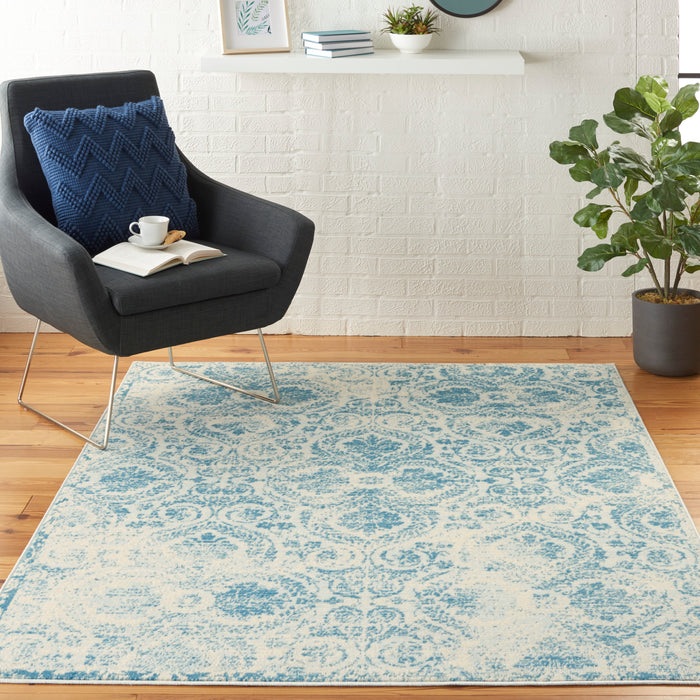 Nourison Jubilant JUB05 Blue Area Rug