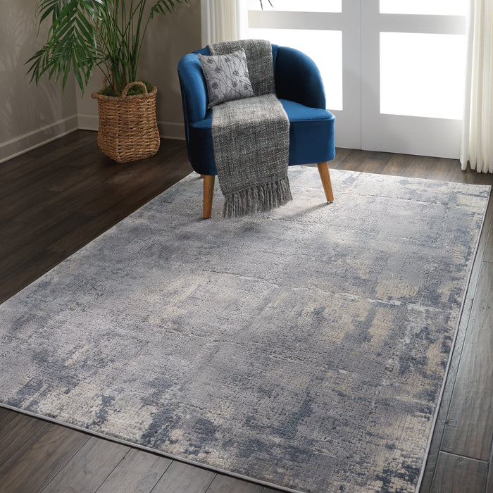 Nourison Rustic Textures RUS06 Grey/Beige Area Rug