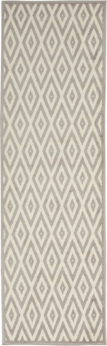 Nourison Grafix GRF18 White/Grey Area Rug