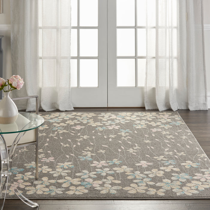 Nourison Tranquil TRA04 Grey/Beige Area Rug