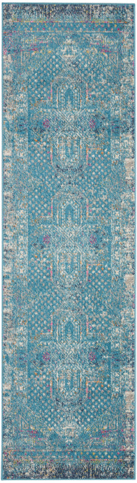 Nourison Passion PSN38 Blue Area Rug