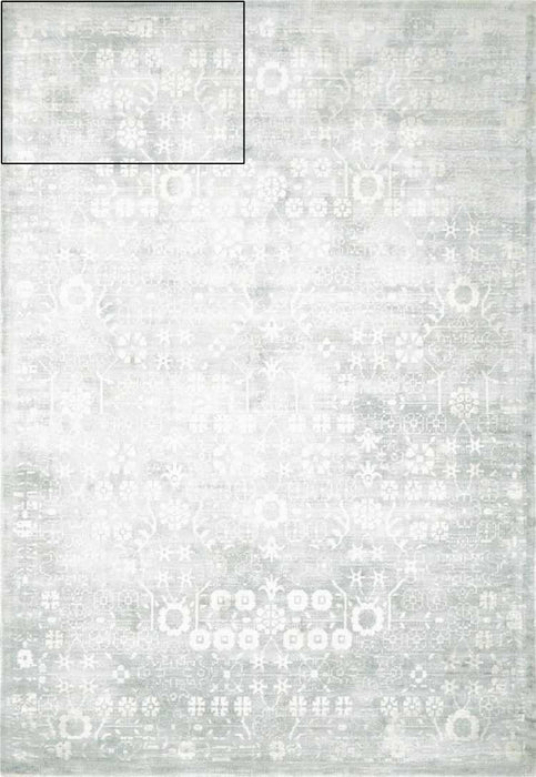 Nourison Desert Skies DSK02 Silver/Green Area Rug