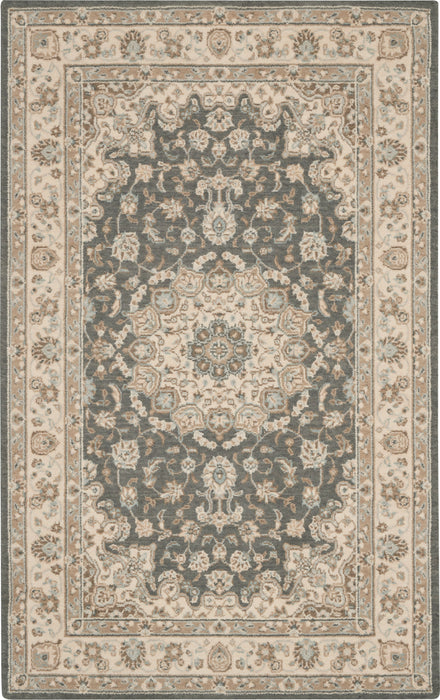 Nourison Living Treasures LI15 Grey/Ivory Area Rug