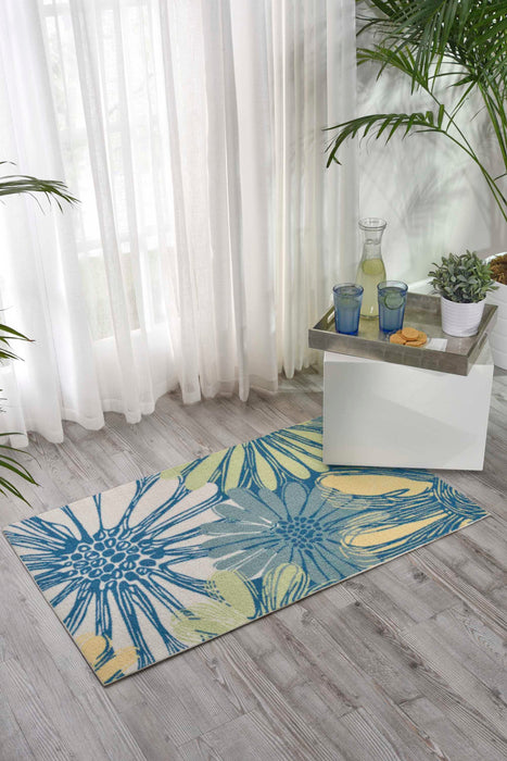 Nourison Home & Garden RS022 Blue Area Rug