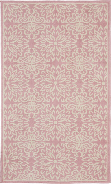 Nourison Jubilant JUB06 Ivory/Pink Area Rug