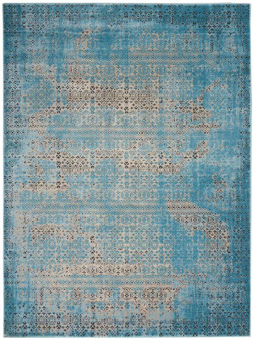 Nourison Karma KRM01 Blue Area Rug