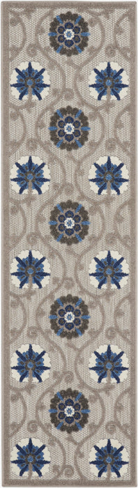 Nourison Aloha ALH19 Grey/Blue Area Rug