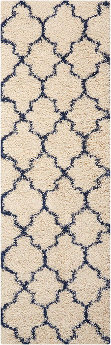 Nourison Amore AMOR2 Ivory/Blue Area Rug