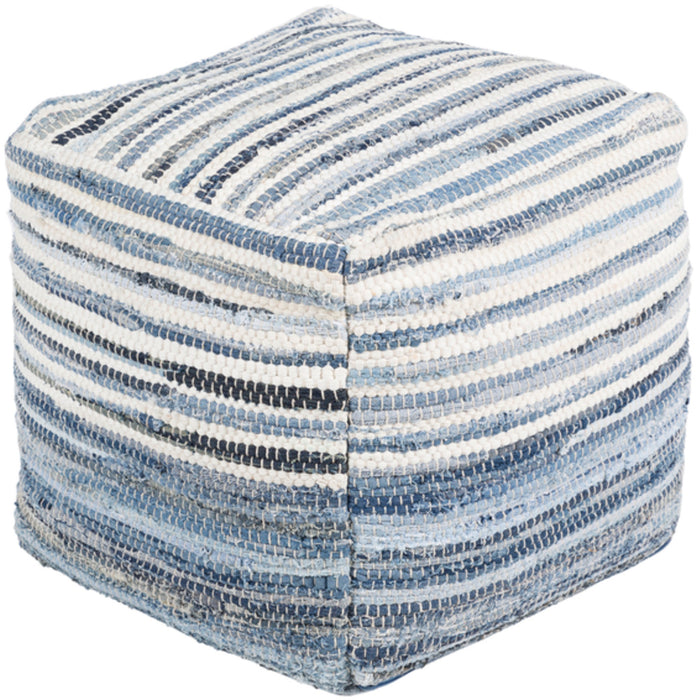 Livabliss Denim DNPF-001 Natural Fiber Hand Woven Pouf