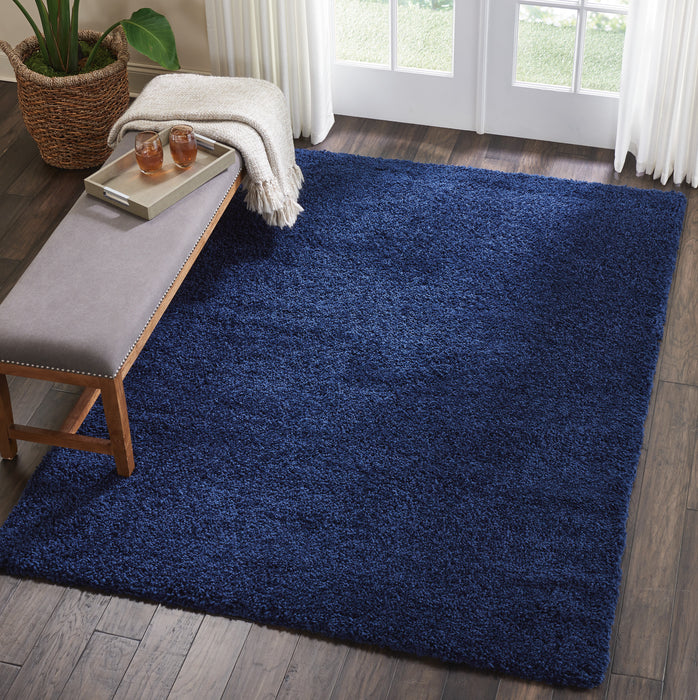 Nourison Malibu Shag MSG01 Navy Area Rug