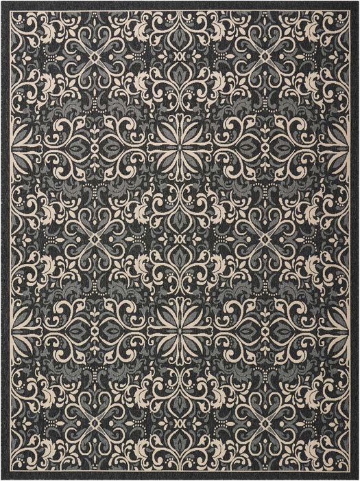 Nourison Caribbean CRB12 Charcoal Area Rug