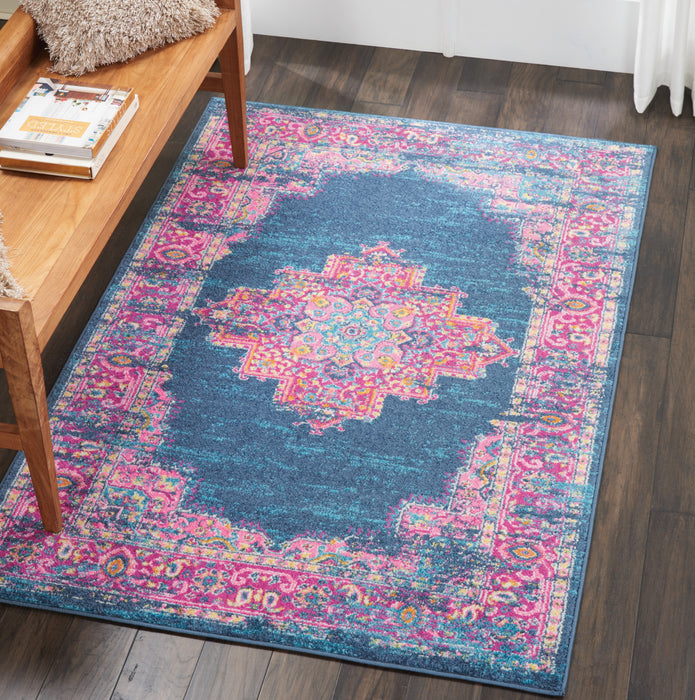 Nourison Passion PSN03 Blue Area Rug