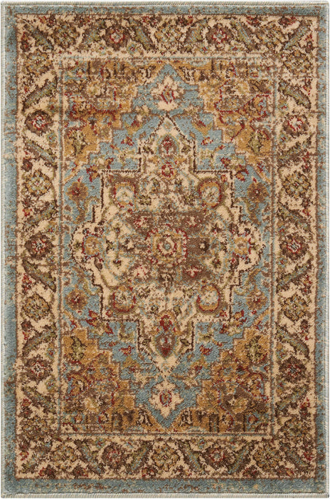 Nourison Delano DEL05 Blue Area Rug