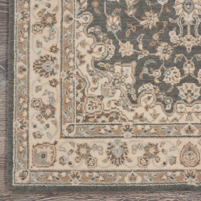 Nourison Living Treasures LI15 Grey/Ivory Area Rug