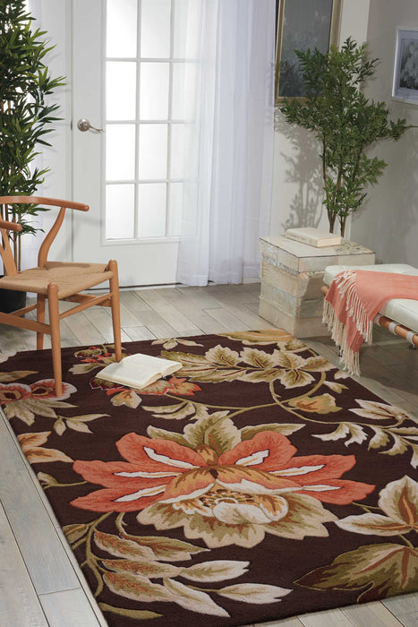 Nourison Fantasy FA11 Chocolate Area Rug