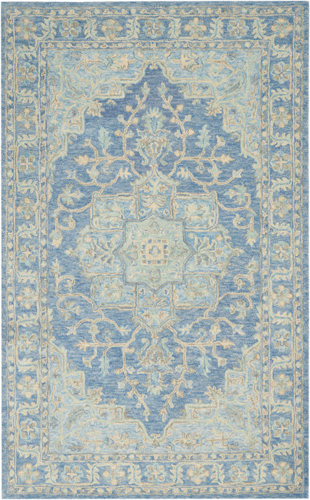 Nourison Jazmine JAZ01 Denim Area Rug