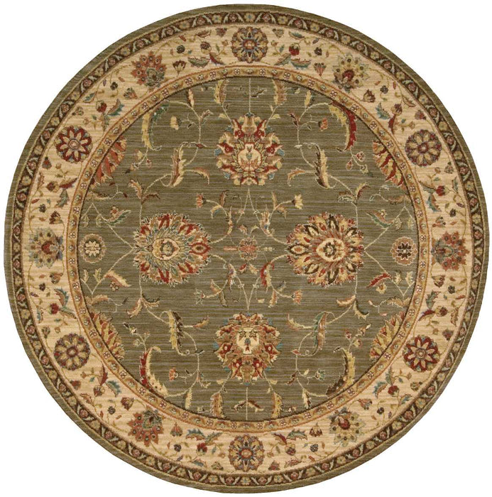 Nourison Living Treasures LI04 Green Area Rug