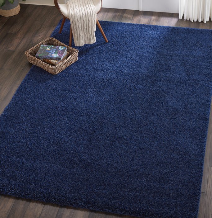 Nourison Malibu Shag MSG01 Navy Area Rug