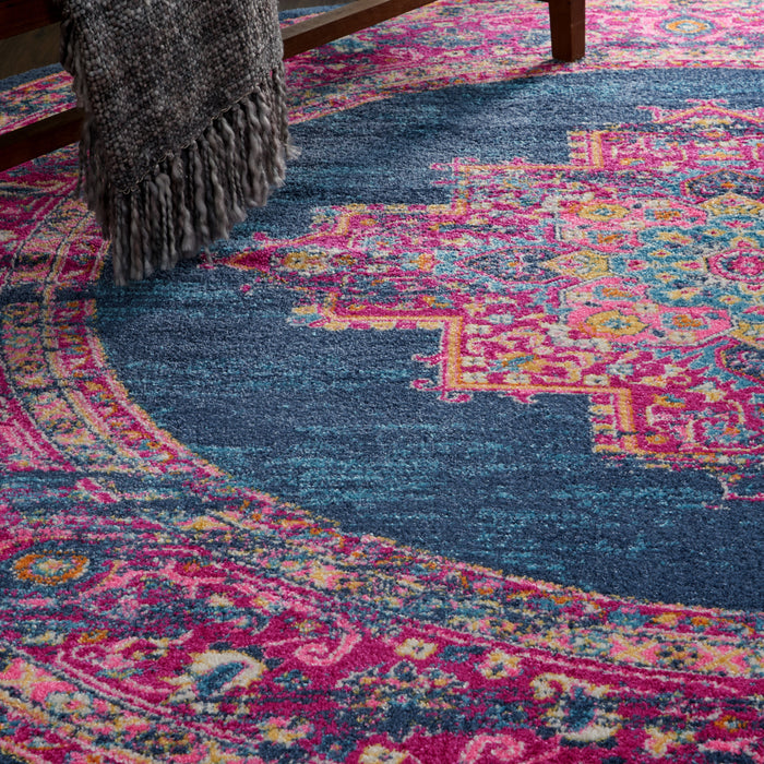 Nourison Passion PSN03 Blue Area Rug