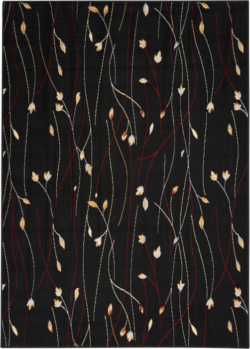 Nourison Grafix GRF15 Black Area Rug