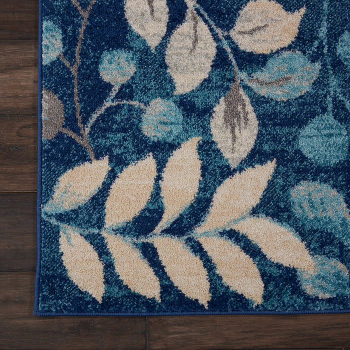 Nourison Tranquil TRA03 Navy Area Rug