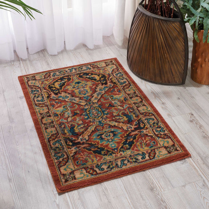 Nourison 2020 NR205 Terracotta Area Rug