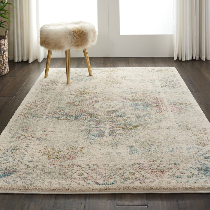 Nourison Fusion FSS11 Cream Area Rug