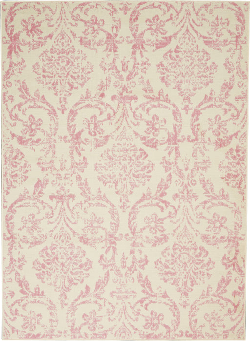 Nourison Jubilant JUB09 Ivory/Pink Area Rug