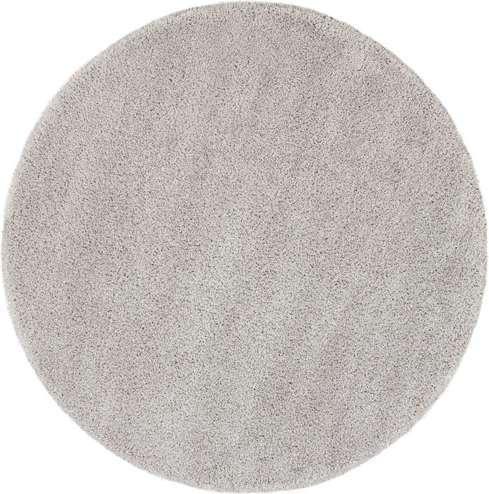 Nourison Malibu Shag MSG01 Silver Grey Area Rug