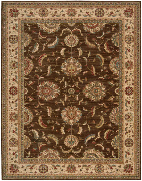 Nourison Living Treasures LI04 Brown Area Rug