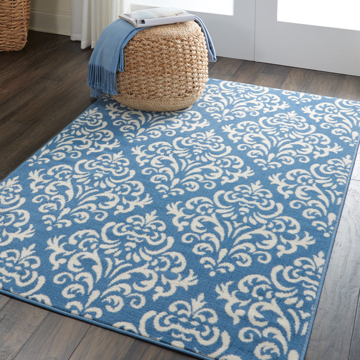 Nourison Grafix GRF06 Blue Area Rug