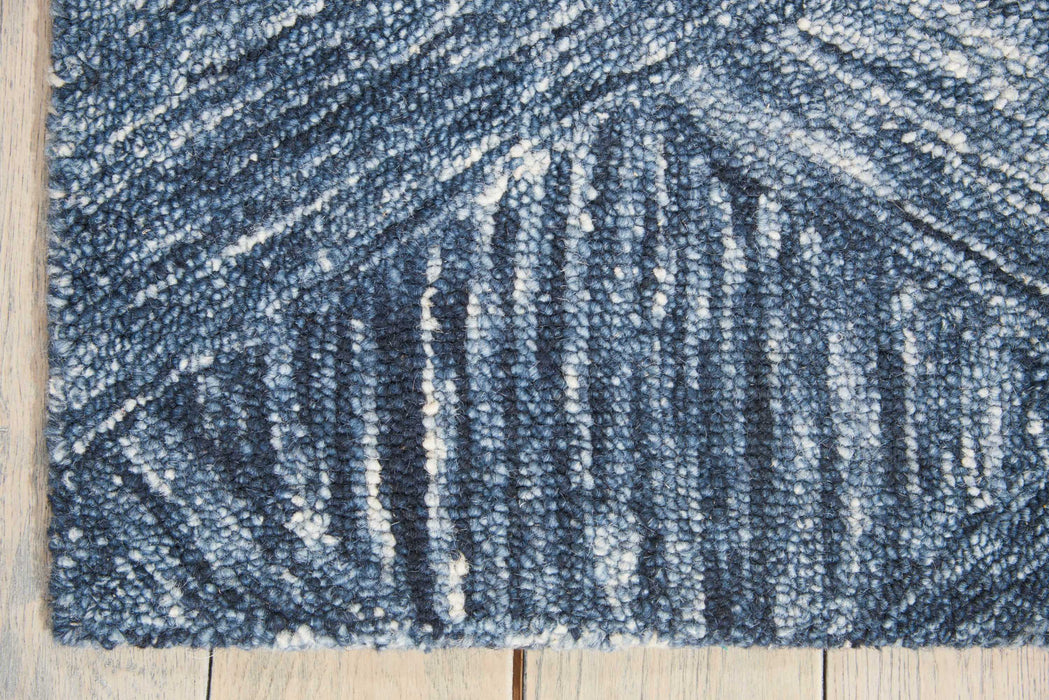 Nourison Linked LNK01 Denim Area Rug