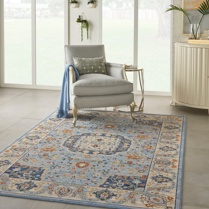 Nourison Majestic MST03 Light Blue Area Rug