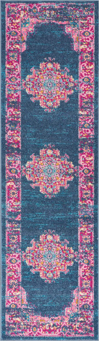 Nourison Passion PSN03 Blue Area Rug