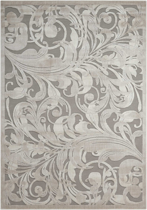 Nourison Graphic Illusions GIL01 Grey/Camel Area Rug