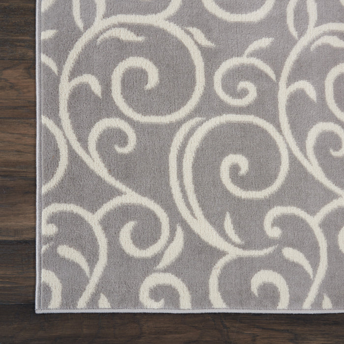 Nourison Grafix GRF19 Grey Area Rug