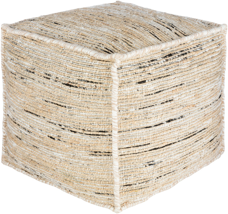 Livabliss Esperanza EZPF-001 Natural Fiber Jacquard Pouf