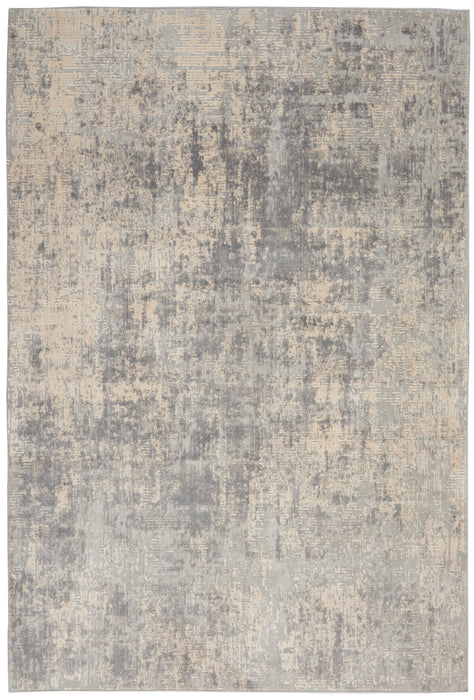 Nourison Rustic Textures RUS01 Ivory/Silver Area Rug