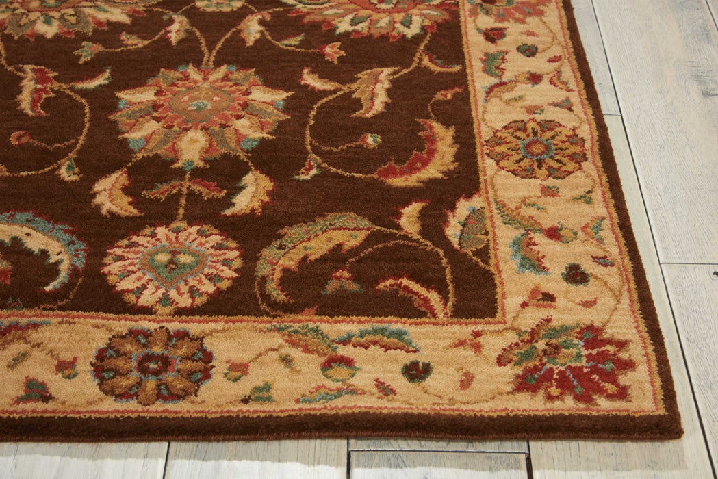 Nourison Living Treasures LI04 Brown Area Rug