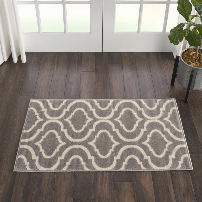 Nourison Jubilant JUB19 Grey Area Rug