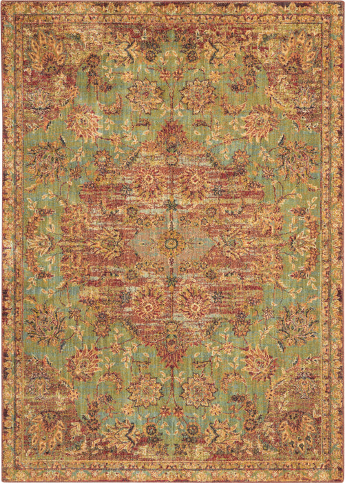 Nourison Jewel JEL01 Jade Area Rug