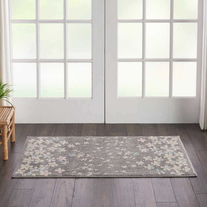 Nourison Tranquil TRA04 Grey/Beige Area Rug