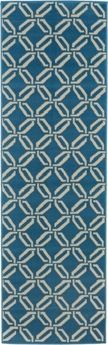 Nourison Jubilant JUB17 Blue Area Rug