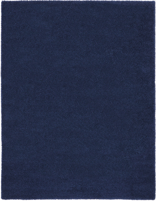 Nourison Malibu Shag MSG01 Navy Area Rug