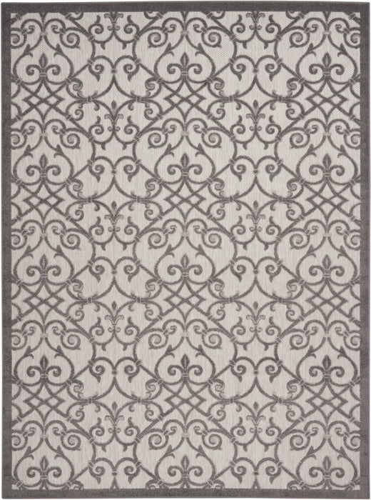 Nourison Aloha ALH21 Grey/Charcoal Area Rug