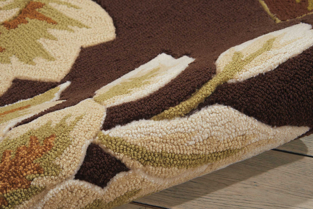 Nourison Fantasy FA11 Chocolate Area Rug