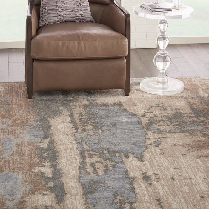 Nourison Moroccan Celebration KI386 Grey/Beige Area Rug