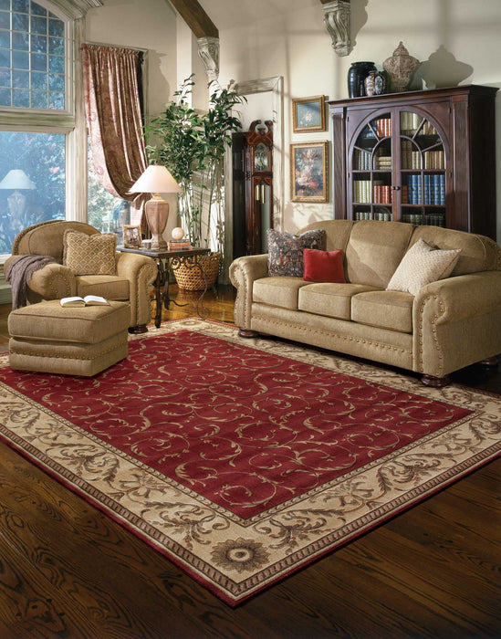 Nourison Somerset ST02 Red Area Rug