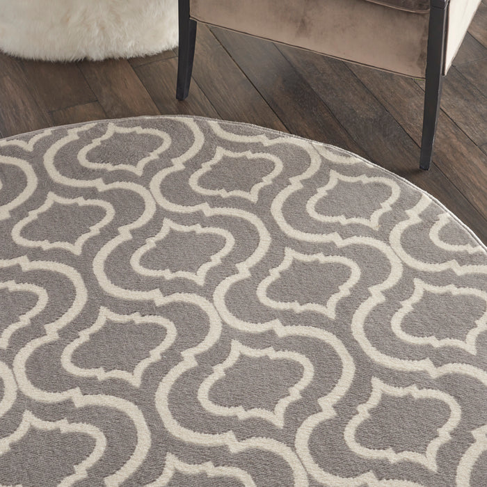 Nourison Jubilant JUB19 Grey Area Rug