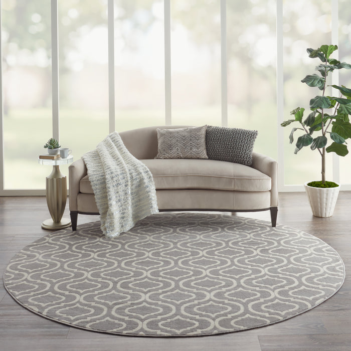 Nourison Jubilant JUB19 Grey Area Rug